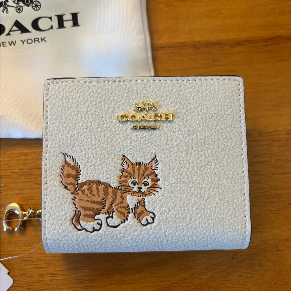 (INAUTHENTIC) Dancing Kitten Coach Wallet